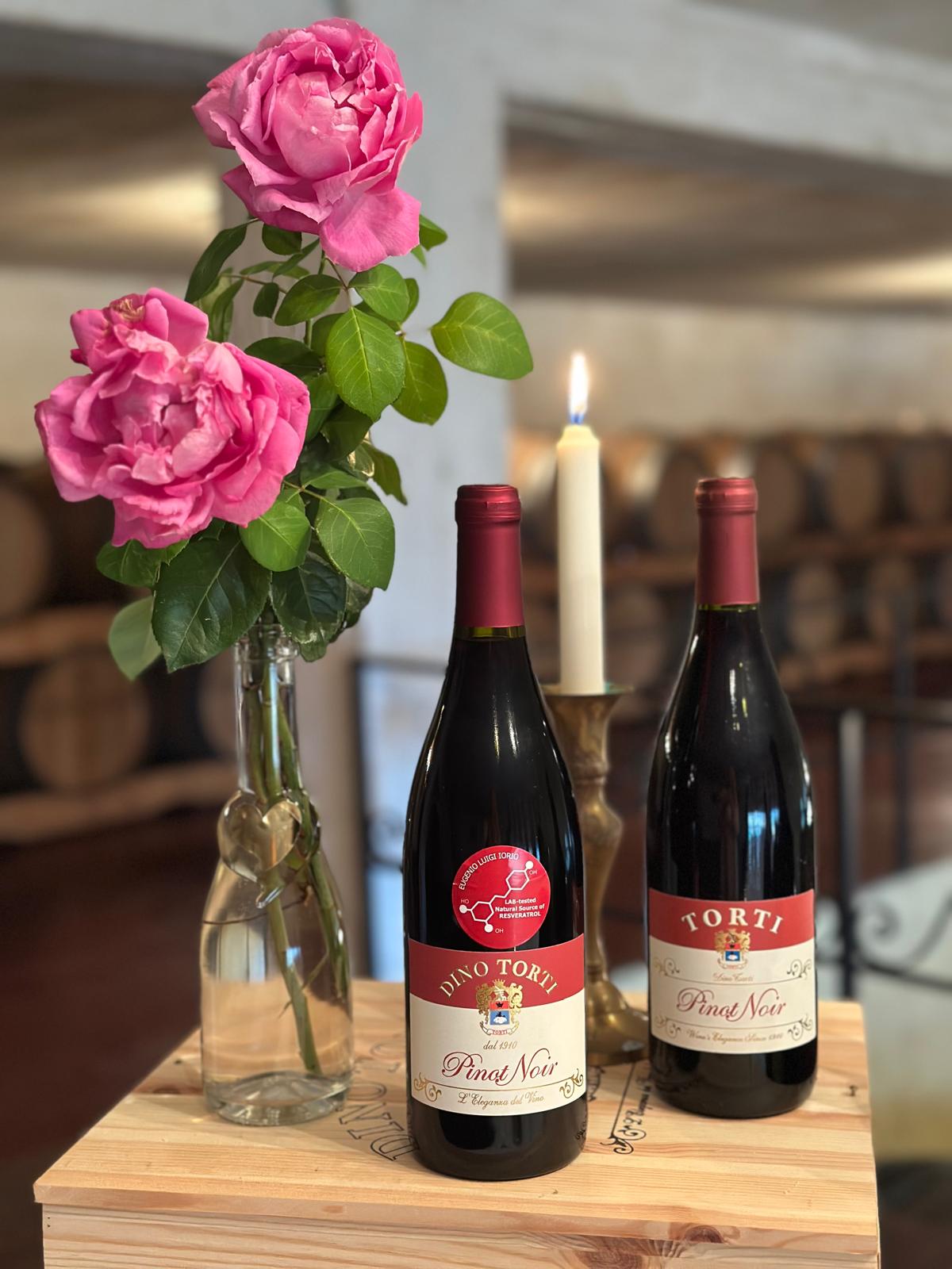 Rose, candele e Pinot Noir